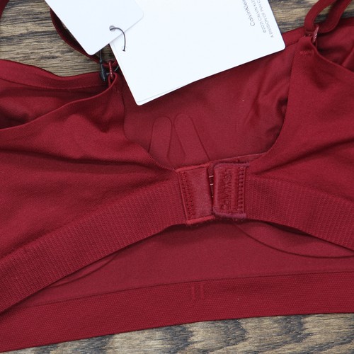 calvin Klein Womens Fusion Flex Balconette Bra QF6609 Red Carpet S - Picture 5 of 6