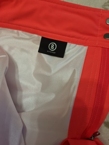 Bogner Franzi Damen Ski Hose mit Gürtel Neon Coralle Größe 46 XXL Wie Neu - Bild 9 von 15