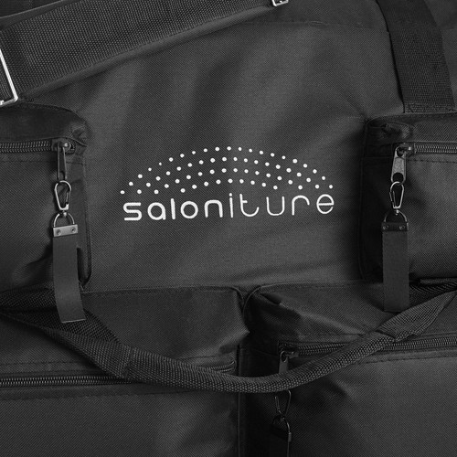 Portable Massage Table Carry Case, Carrying Bag with Wheels and Storage Pockets - Picture 4 of 7