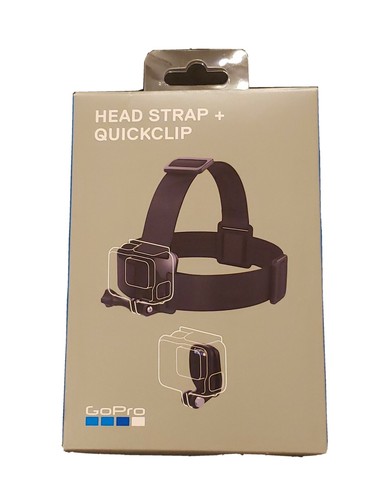 Genuine Original GoPro - Head Strap and QuickClip - Black - Picture 2 of 5