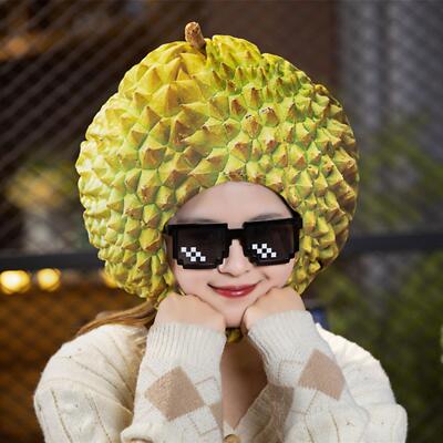 Cute Plush Hat Halloween Fruit Hat Comfortable Boys Girls Caps Plush Hat