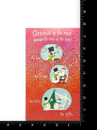 Funny CHRISTMAS Money Gift Card Holder, Snowman Gifts by American Greetings +✉ - Picture 3 of 5