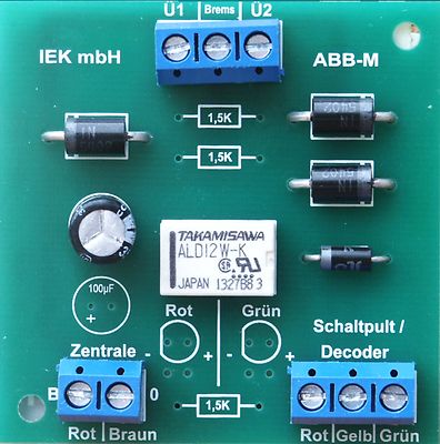 Abbremsmodul, ABB-M,  Bremsmodul , kompatibel zu Märklin - Digital, IEK