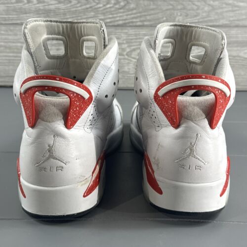 Nike Air Jordan 6 Retro White Red Oreo Mens Size 9 2022 CT8529-162 - Picture 4 of 14