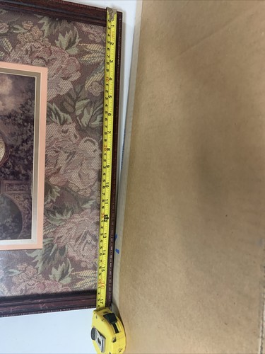 Victoriano *NIÑA ÁNGEL* firmado Donna Richardson ~ Obra de arte vintage enmarcada - Imagen 7 de 8