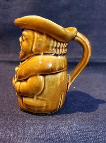 Toby Jug Horter & Son England 5" Tall Golden Brown 435 Bar Pub Decor VTG - Picture 4 of 7