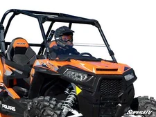 SuperATV Half Windshield for Polaris RZR XP 1000 (2014-2018) - Clear Standard