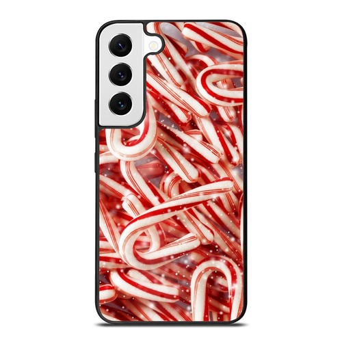 Hard Black Cover For Samsung S21 S22 S23 S24 Ultra FE stars christmas candy cane - 第 11/25 張圖片