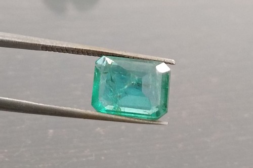 GSI zertifizierter 2,28ct natürlicher sambischer Smaragd Stein - Bild 5 von 8