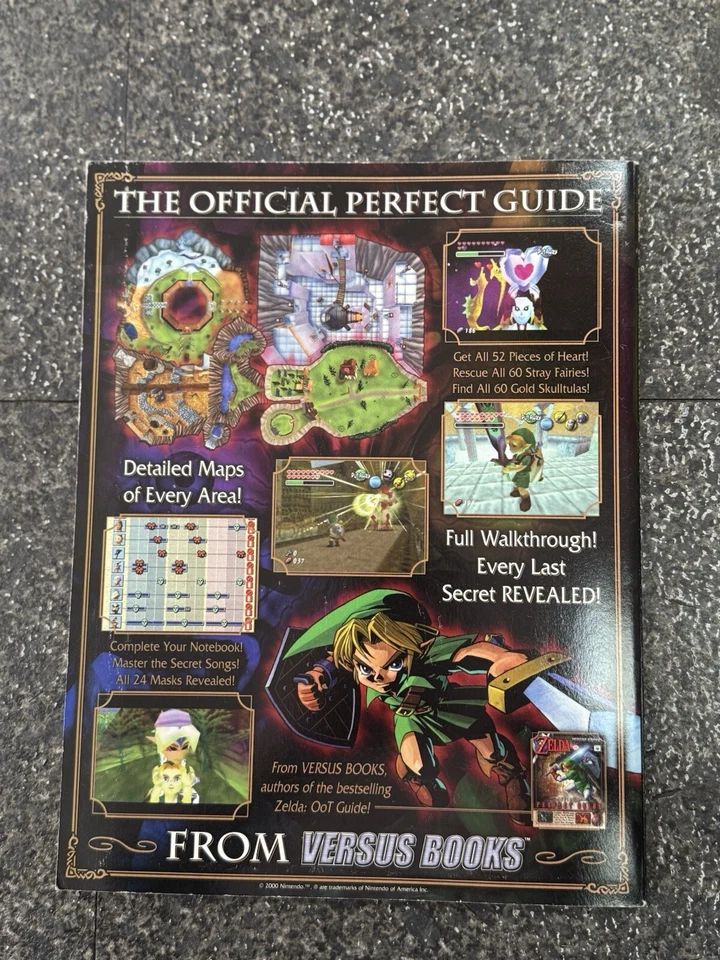 Legend of Zelda Majora's Mask Versus Books Official Perfect Guide Inc Poster - Image 3 of 4