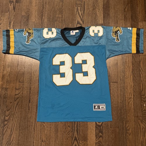 Jacksonville Jaguars James Stewart Jersey Mens Size 46 Medium Starter Vtg Teal - Picture 2 of 7