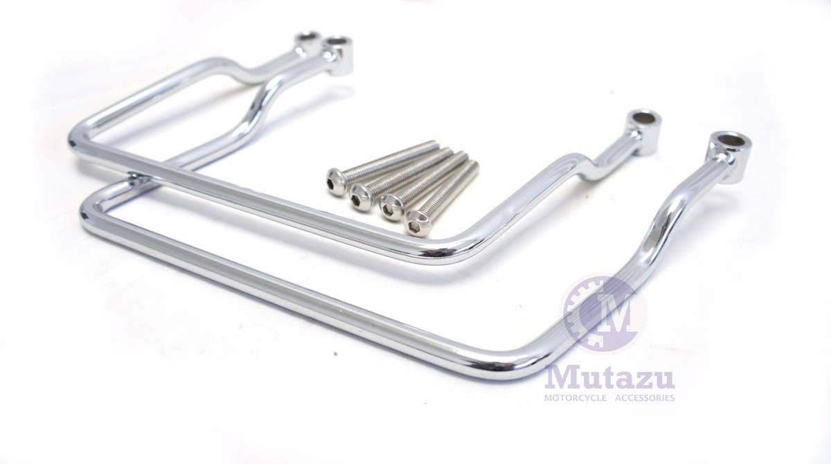 リクエスト 24点 Mutazu Soft Saddlebag saddle bags supports brackets Yamaha Vstar V