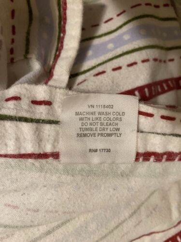 Pre-owned Flannel Sheets~Queen Size~100% Cotton~loose elastic - Picture 3 of 7