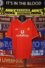 4/5 Manchester United boys 32" 12-13 yrs 152-158cm 2000 home football shirt