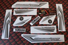 Vito's vinyl decal graphics kit 14MIL sticker Yamaha Banshee BLACK SILVER 2006