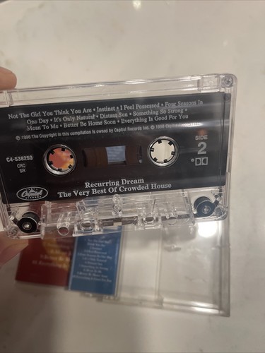 The Very Best Of Crowded House : Vintage Tape Cassette Album from 1996. - Picture 6 of 16