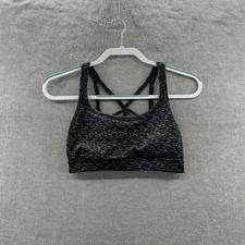 Prana womens size xs gray strappy sport bra