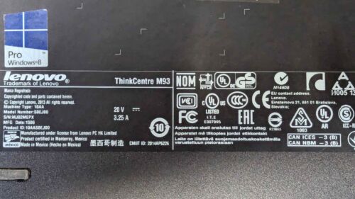 Lenovo Thinkcentre M93 MFF USFF i5-4570T 2.90ghz | 8GB | 120GB SSD | W10Pro - Picture 4 of 4