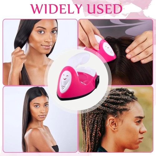 Lasnten Lay Flat Mini Iron for Hair, Mini Flat Iron Portable Hair Straightener f - Picture 5 of 8