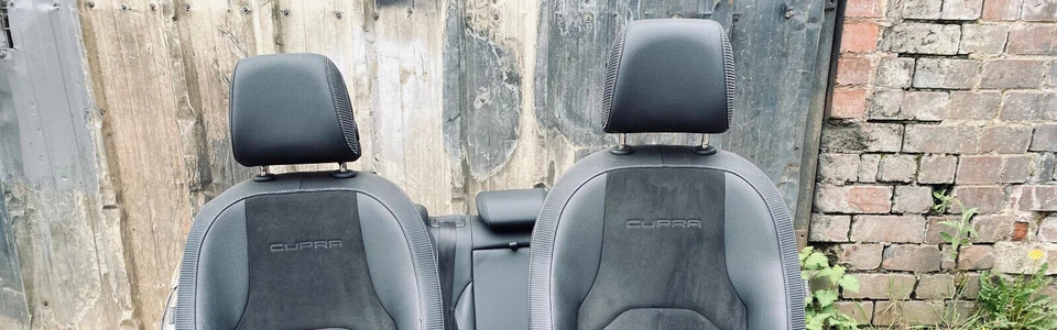 (2019) SEAT LEON MK3 CUPRA 5 X LEATHER HEADREST SUEDE SEATS CARBON EFFECT - Image 2 of 4