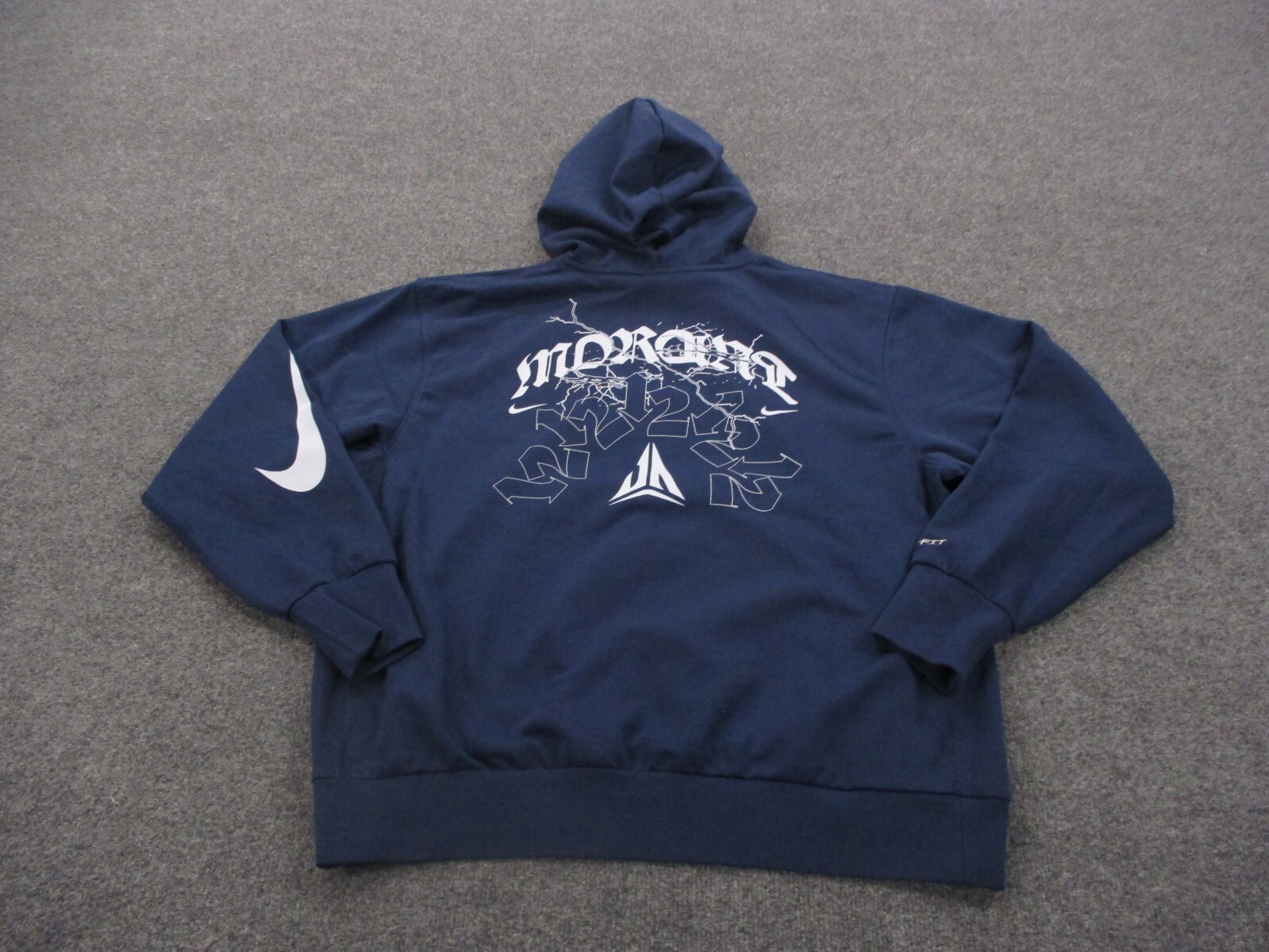 Nike Hoodie Sweatshirt Adult L Ja Morant Basketball Standard Issue Dri Fit Mens