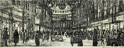 KURT PHILIPP ROMHILD - Leipzig Central Station - Hand Screen Print - O.J.