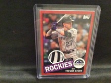 2020 topps series one Trevor story 1985  35th anniversary relic numbered 25/25