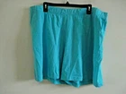 Ladies Plus Knit Shorts Size 1X Assorted Colors Laura Scott NEW