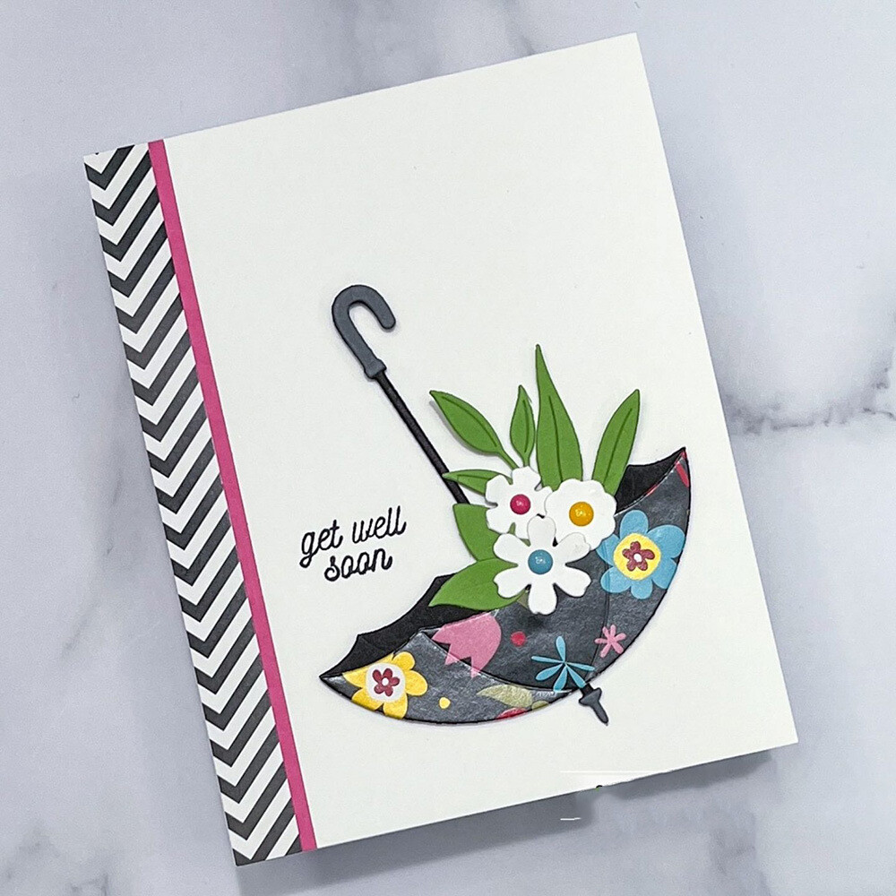 Umbrella Metal Cutting Dies Scrapbooking Paper Crafts Embossing Stencil Die Cut