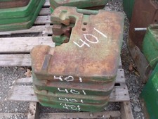John Deere Tractor, Front Suitcase Weight X 5, Tag #401