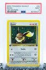 PSA 9 EEVEE 55/82 1st Edition Team Rocket WOTC 2000 - Pokemon Card