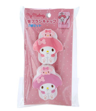 Sanrio my melody Toothbrush Caps 2 Type Set Japan NEW