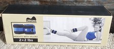 Adjustable Wrist Ankle Weights 1 - pound pair 2 lbs total