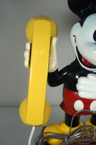 Vintage 1976 DISNEY Mickey Mouse Rotary TELEPHONE Desk Phone Collectible - Picture 4 of 12