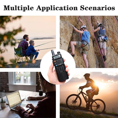 For Baofeng UV-5R Walkie Talkie 8W Ham Radio Long Range Dual Band Two Way Radio - Zdjęcie 5 z 7