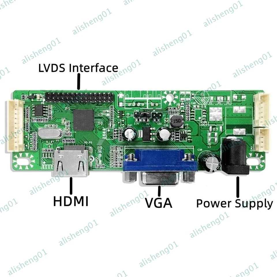 LTD121EWPF 12.1'' LCD Screen Panel 1280*800 with HDMI VGA Controller Board - Image 2 of 4