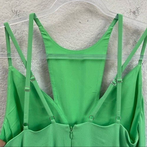 BCBGMaxAzria Maxikleid mit Trägern und Cutout Grün Größe Small - Bild 5 von 7