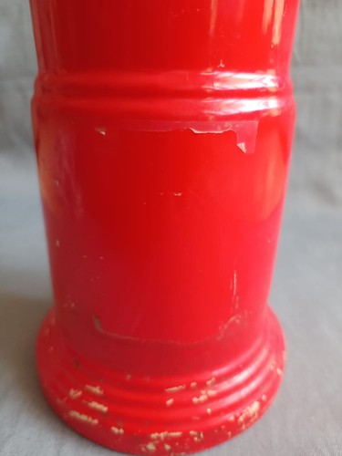 VTG Large Old Japan Post Office Box Piggy Bank 11 Inch Japanese Ceramic - Picture 8 of 11