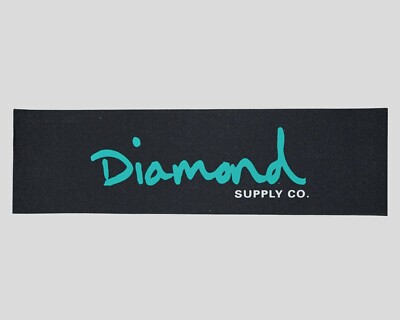 X Diamond Supply OG Script Logo Blue Skateboard Grip Tape