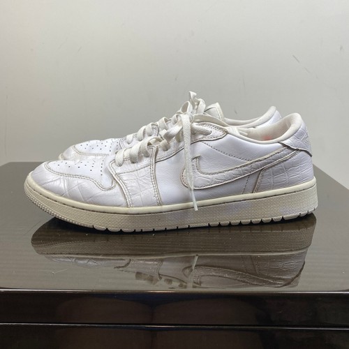 Nike Air Jordan 1 Low G Crocodile Golf Shoes Sneakers Men's 12 - Picture 5 of 11
