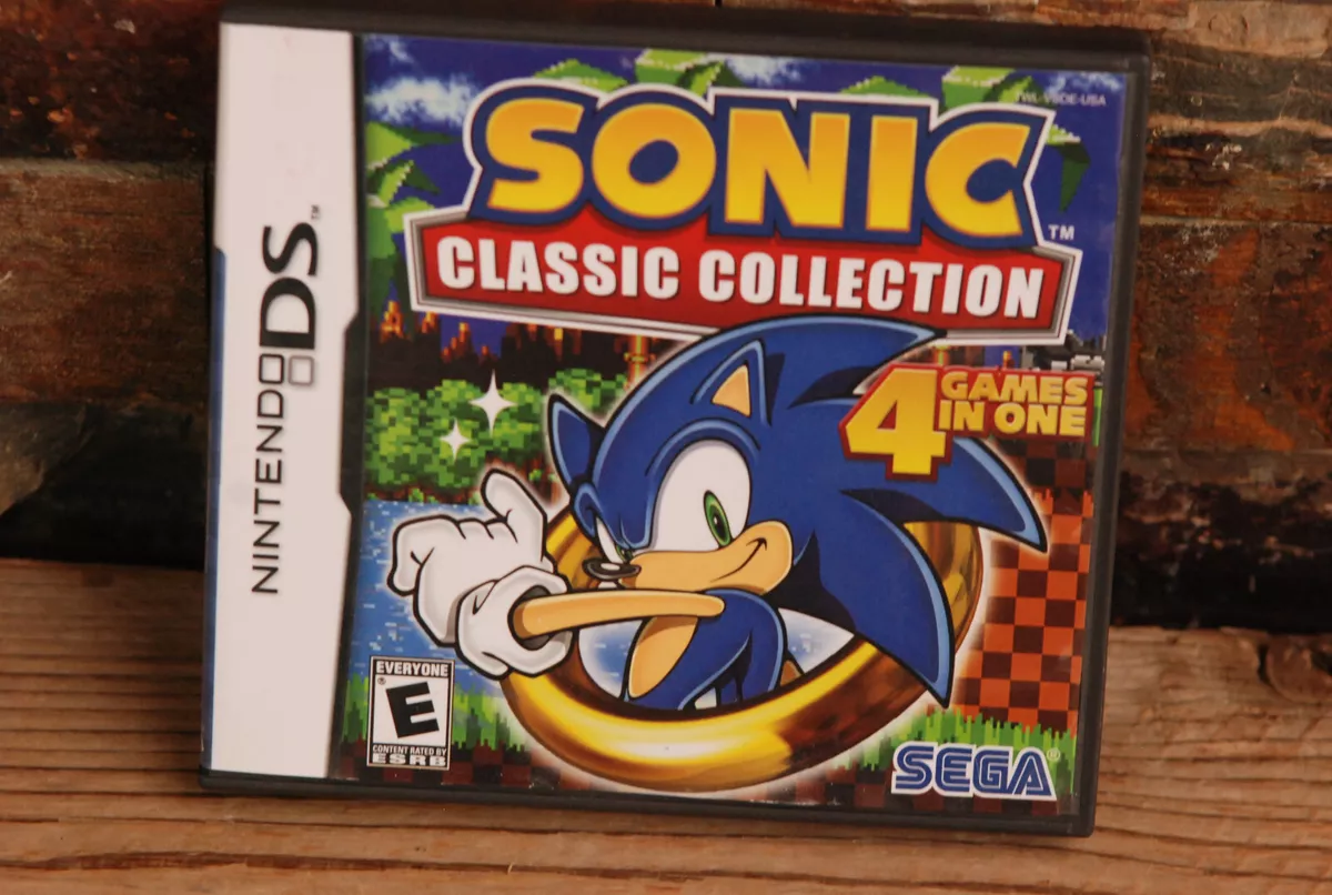 Sonic Classic Collection (Nintendo DS, 2010) complete in box SEGA  10086670356