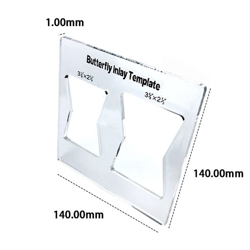 Butterfly Key Inlay Template Router Slotting Auxiliary Tool Router Template - Picture 17 of 21