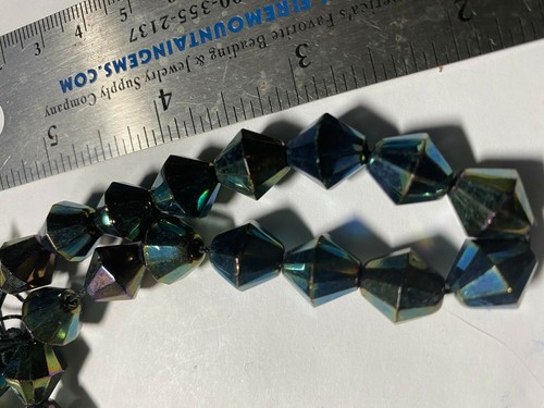 Czech Fire Polished Rondelle, Bicone Beads 12mm to 17mm UPICK - Picture 14 of 50