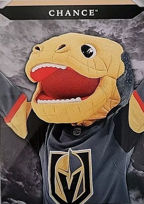 CHANCE 8x6 UPPER DECK MASCOT CARD LAS VEGAS KNIGHTS - NHL 2022 ALL-STAR GAME