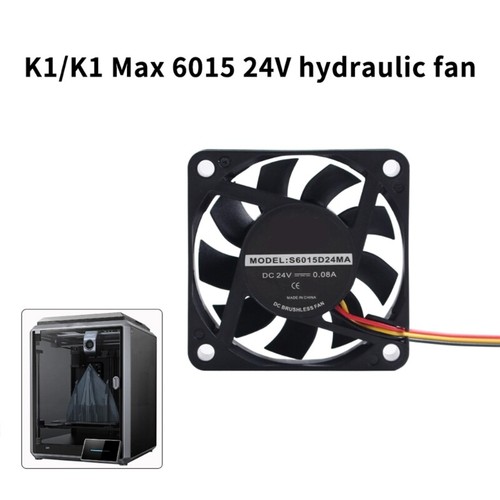 3D Printer Part Hotend Part Upgraded Hydraulic Cooling Fan 60MM 60x60x15MM - Afbeelding 2 van 8