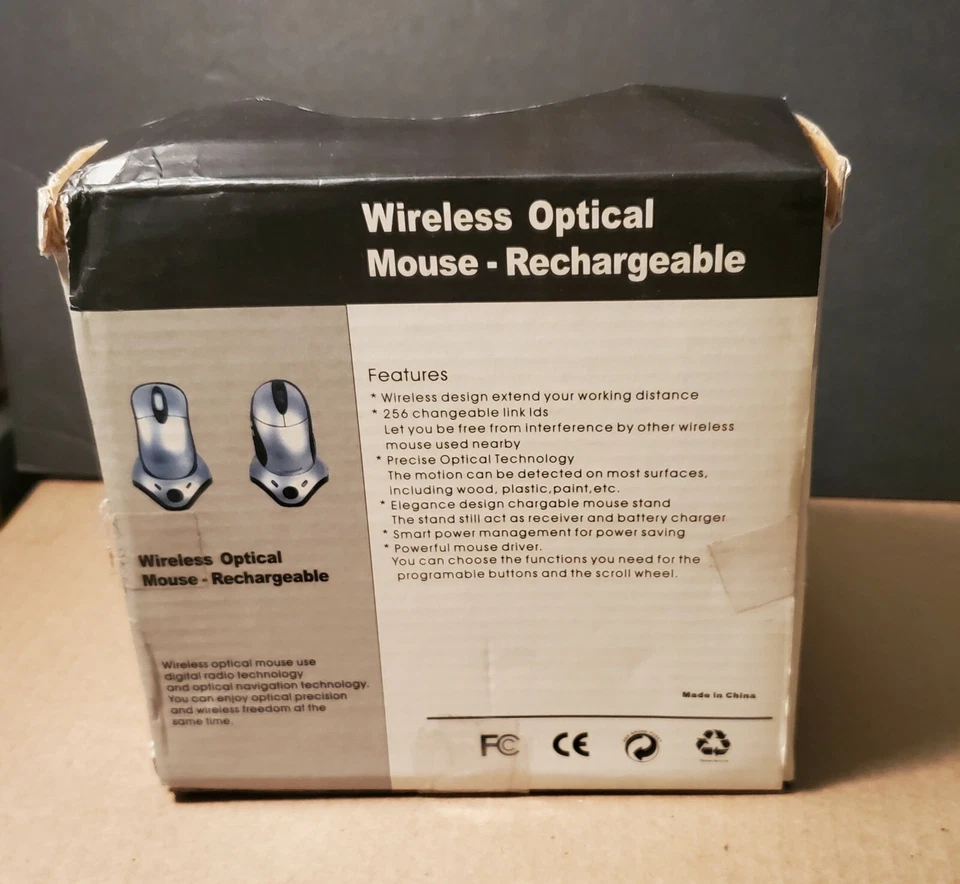 Wireless Optical Mouse Rechargeable - Silver - Image 3 of 3