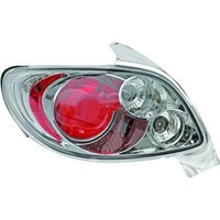 DesignrüCklampen Passend FüR Set 206 Baujahr 1998-2005 Klarglas Chrom