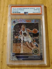 *BRAND NEW* 2019 NBA Hoops Premium Stock #223 Pulsar Jordan Poole RC PSA 10