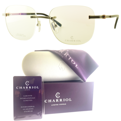 NWT Charriol PC71044-C02 54mm Shiny Silver Eyeglasses NEW Charriol PC71044-C02 Eyeglasses 54mm 100% Authentic | eBay main image 2
