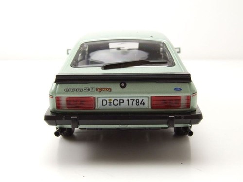 Ford Capri 2.8 Inyección Mk II 1982 Verde Metálico Coche a Escala 1:24 Bburago - Imagen 8 de 10